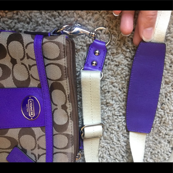 Coach Legacy Swingpack Signature Crossbody Bag - Picture 7 of 8